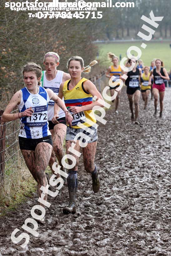Senior womens 2018 British Inter Counties Cross Country Champs., Prestwold Hall, Loughborough. Photo: David T. Hewitson/Sports for All Pics